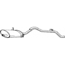 283-291 BOSAL Глушитель выхлопных газов конечный