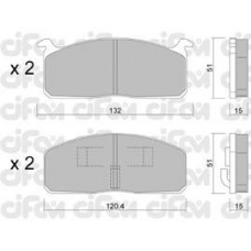 822-457-0 CIFAM Комплект тормозных колодок, дисковый тормоз
