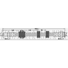 BBH6778 BORG & BECK Тормозной шланг