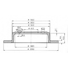 BDC4369 QUINTON HAZELL Тормозной диск