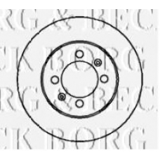 BBD4206 BORG & BECK Тормозной диск