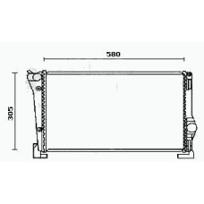 RM0734 EQUAL QUALITY Радиатор, охлаждение двигателя