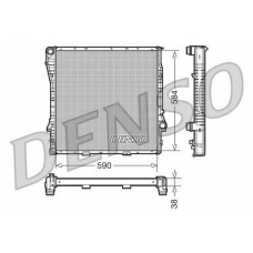 DRM05117 DENSO Радиатор, охлаждение двигателя