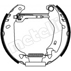 51-0024 METELLI Комплект тормозных колодок