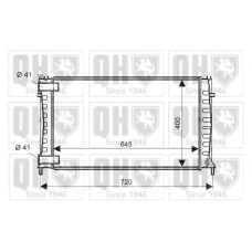 QER1910 QUINTON HAZELL Радиатор, охлаждение двигателя
