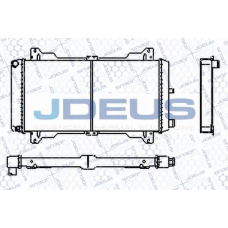 RA0120040 JDEUS Радиатор, охлаждение двигателя