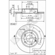 BS 7623 BRECO Тормозной диск