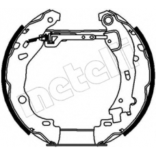 51-0190 METELLI Комплект тормозных колодок