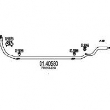 01.40580 MTS Труба выхлопного газа