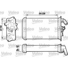 883791 VALEO Теплообменник, отопление салона