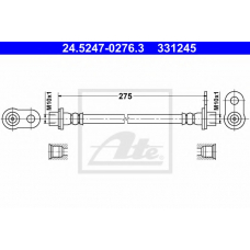 24.5247-0276.3 ATE Тормозной шланг