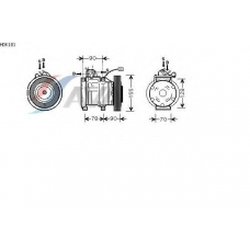 HDK181 AVA Компрессор, кондиционер