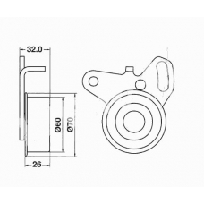 ITB-6504 IPS Parts Устройство для натяжения ремня, ремень грм