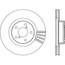 BDA1493.20 OPEN PARTS Тормозной диск