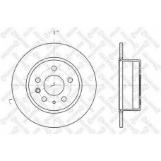 6020-3305-SX STELLOX Тормозной диск