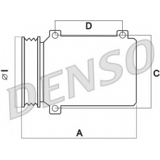 DCP21012 DENSO Компрессор, кондиционер