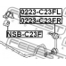 0223-C23FL FEBEST Тяга / стойка, стабилизатор