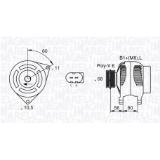 063535150440 MAGNETI MARELLI Генератор