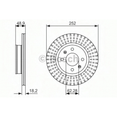 0 986 479 770 BOSCH Тормозной диск