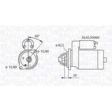 063522310180 MAGNETI MARELLI Стартер