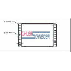 3301601 KUHLER SCHNEIDER Радиатор, охлаждение двигател