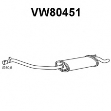 VW80451 VENEPORTE Глушитель выхлопных газов конечный
