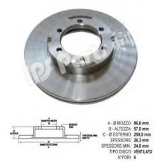 IBT-1K07 IPS Parts Тормозной диск