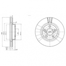 BG3347 DELPHI Тормозной диск