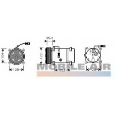 0900K158 VAN WEZEL Компрессор, кондиционер
