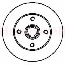 562372B BENDIX Тормозной диск