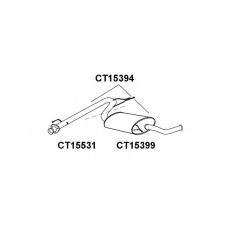 CT15394 VENEPORTE Глушитель выхлопных газов конечный