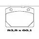 BL1033A1 FTE Комплект тормозных колодок, дисковый тормоз