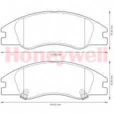 572585B BENDIX Комплект тормозных колодок, дисковый тормоз