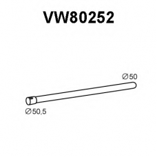 VW80252 VENEPORTE Труба выхлопного газа