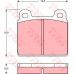 GDB407 TRW Комплект тормозных колодок, дисковый тормоз