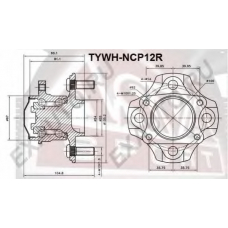TYWH-NCP12R ASVA Ступица колеса