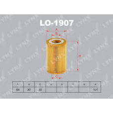 LO-1907 LYNX Фильтр масляный