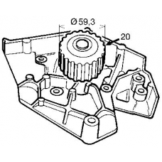 VKPC 83425 SKF Водяной насос