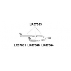 LR07064 VENEPORTE Труба выхлопного газа