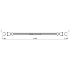 VBH462 MOTAQUIP Тормозной шланг