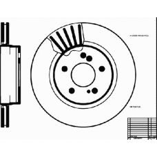 MDC1215 MINTEX Тормозной диск