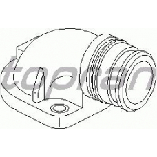 107 635 TOPRAN Фланец охлаждающей жидкости