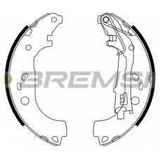 GF0161 BREMSI Комплект тормозных колодок