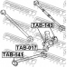 TAB-143 FEBEST Втулка, рычаг колесной подвески