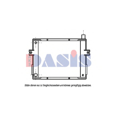 400280N AKS DASIS Радиатор, охлаждение двигателя
