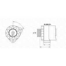 943356683010 MAGNETI MARELLI Генератор
