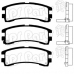 IBR-1128 IPS Parts Комплект тормозных колодок, дисковый тормоз