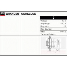 DRA4089 DELCO REMY Генератор