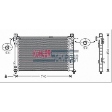 0317201 KUHLER SCHNEIDER Радиатор, охлаждение двигател