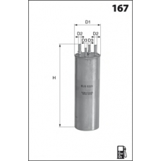 ELE6125 MECAFILTER Топливный фильтр